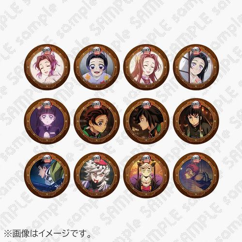 [Make-to-Order] Demon Slayer: Kimetsu no Yaiba - The Movie: Infinity Castle Chapter 1 Collaboration Cafe Season 2 Random 57mm Can Badge (Randomly Selected from 12 Kinds)