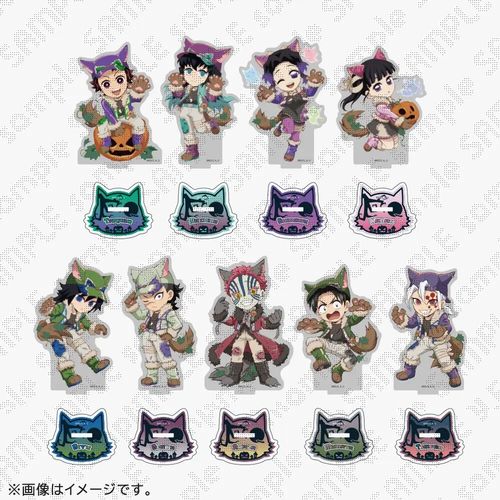 [Make-to-Order] Demon Slayer: Kimetsu no Yaiba Halloween 2025 Random Acrylic Stand A (Randomly Selected from 9 Kinds)