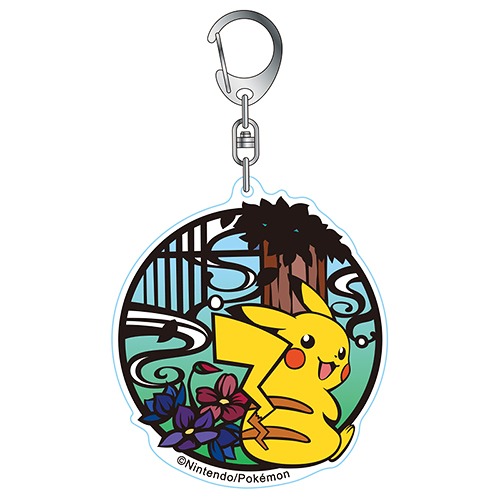 Pocket Monster "Paper cutout Series " Acryl Key Chain Pikachu
