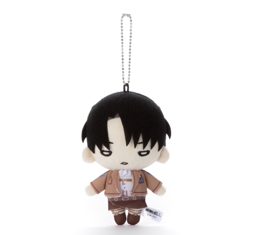 Nitotan Attack on Titan Plushie With Ball Chain Levi