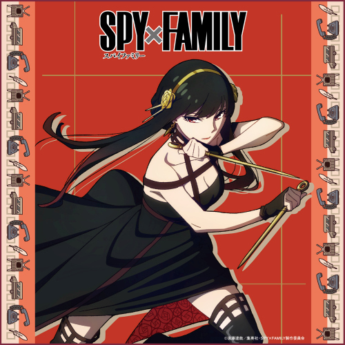 SPY x FAMILY Napkin Yoru Red