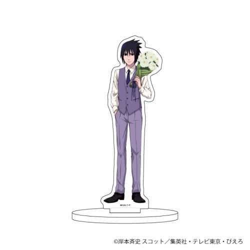Chara Acrylic Figure "Naruto Shippuden" 13 / Sasuke Uchiha Hana Ver. (Newly Drawn)