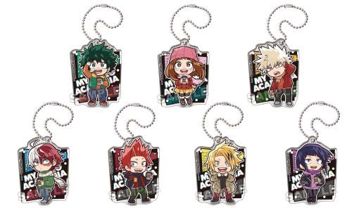 Deformed My Hero Academia Holiday Acrylic Key Chain Box